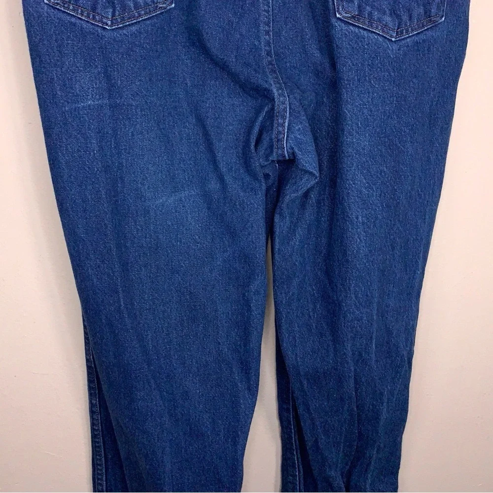 Actual 37x33 Wrangler Slim Fit Blue Denim Jeans 36MWZ Western Bootcut Cowboy Cut